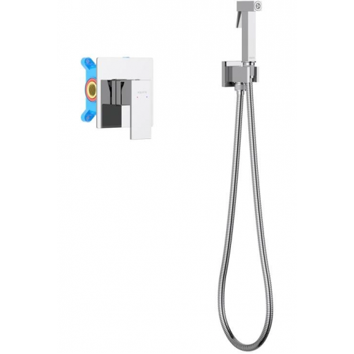 Смеситель с гигиеническим душем AQUATEK Либра AQ1619CR встраиваемый хром